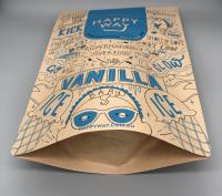 Degradable kraft paper nut food packaging bag PLA full biodegradable packaging bag E